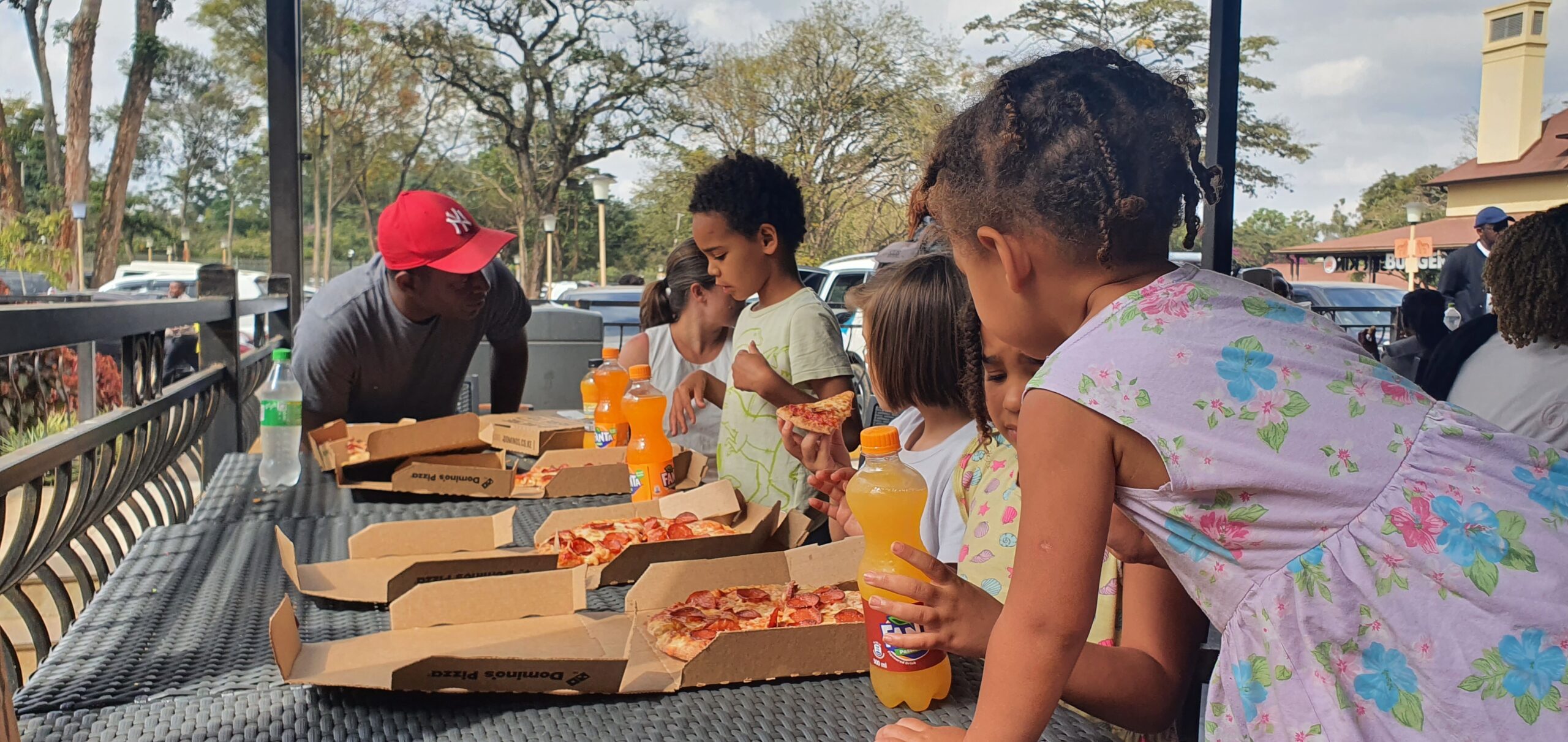 Domino's pizza, that classic Kenyan dish. The foodie in me wanted to cry but the mom in me was just so happy the Rugrats and Buddy were happy. Domino's pizza, that classic Kenyan dish. The foodie in me wanted to cry but the mom in me was just so happy the Rugrats and Buddy were happy.